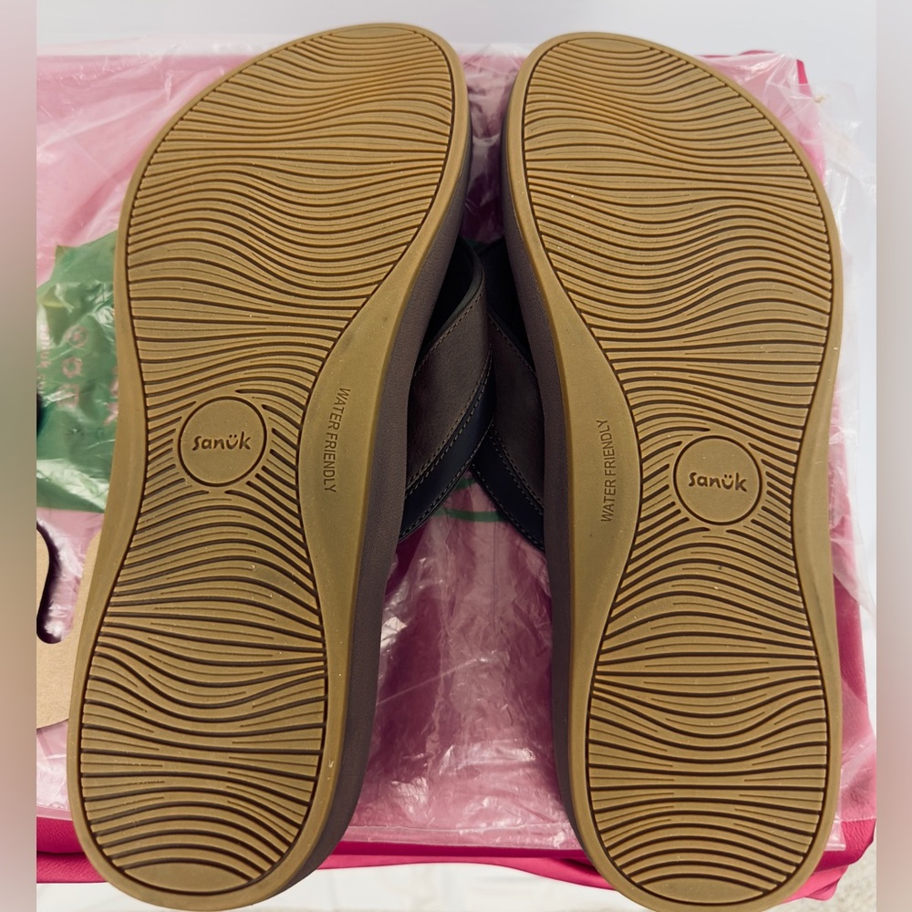 MENS  SANUK COSMIC SEAS H2O BROWN SANDAL SIZE 12           New with tags… - Picture 11 of 12
